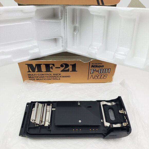 Nikon Multi-Control Back MF-21 for F-801 / N8008 Film Camera Vintage Unused NOS - Picture 9 of 13